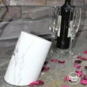 Lilac Marble Angled Wine Cooler Bowl