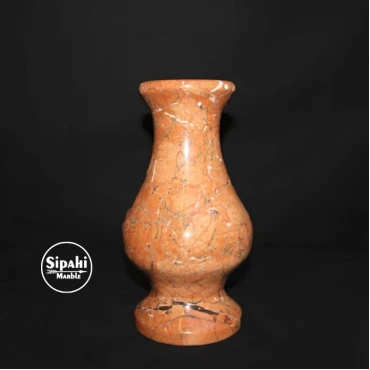 Red Marble Vase