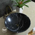 Toros Black Marble Bowl Washbasin