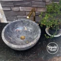 Gray Marble Bowl Washbasin