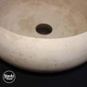 Travertine Curved Desing Washbasin