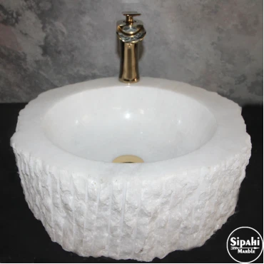 Crystal White Faucet Outlet Explosion Washbasin
