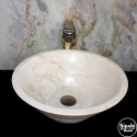  Beige Bowl Design Washbasin