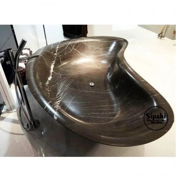 Toros Black Special Design Large Bathtub
