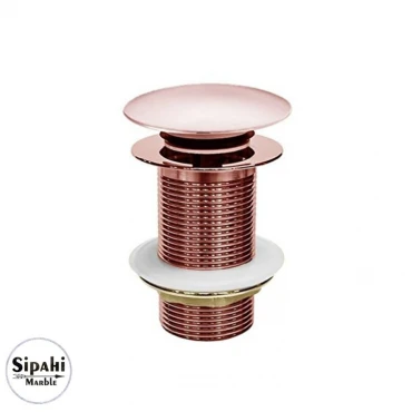 Rose Gold Plated Sink Siphon